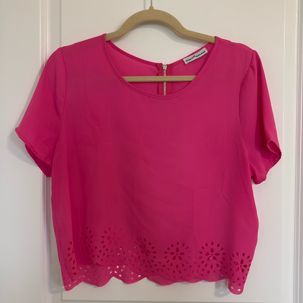 Dainty Hooligan pink top